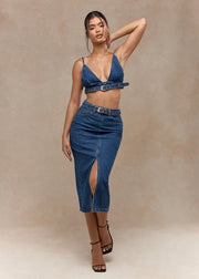 All Denimed Out Skirt Set